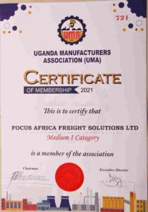 Focus Africa UMA Certificate 2021-1